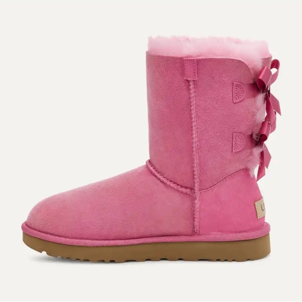UGG Women's Bailey Bow II Suede & Sheepskin Boots